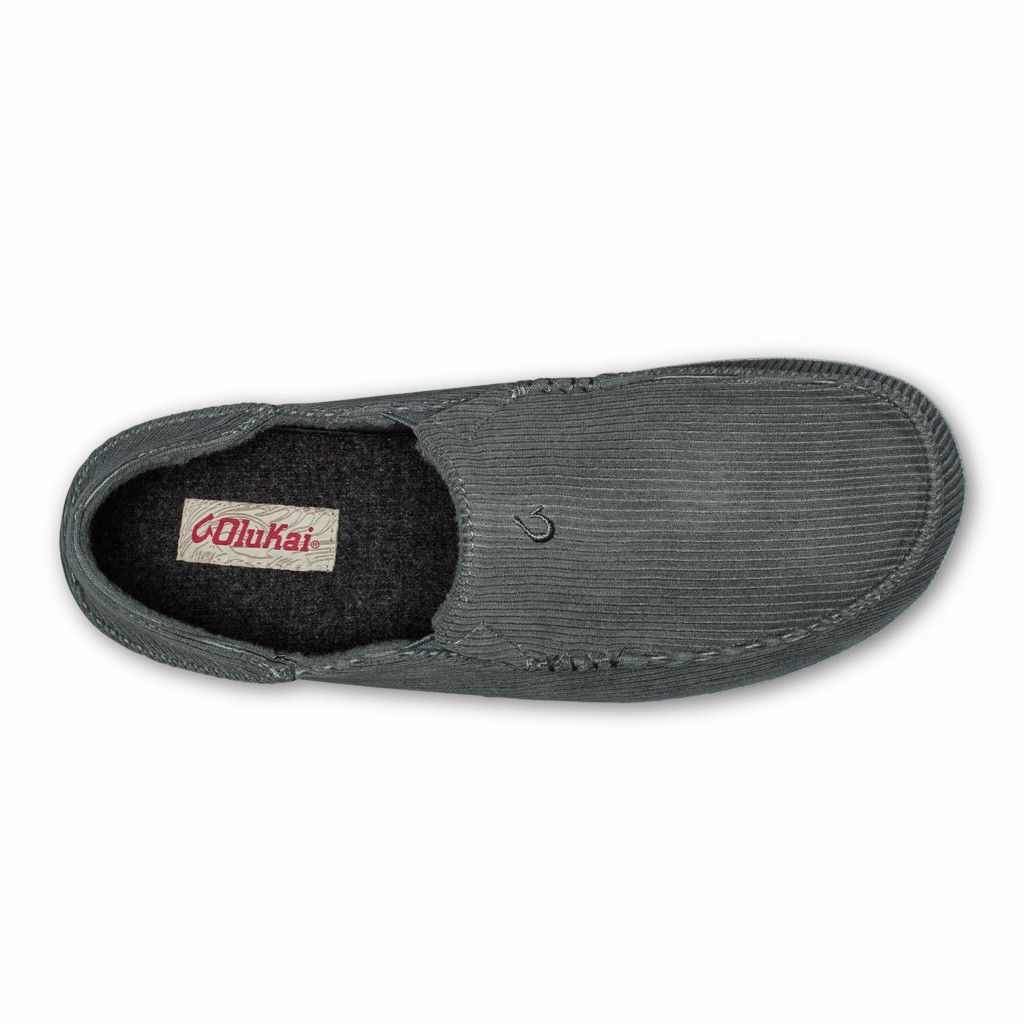 Zapatos Olukai Moloā ‘Ie Slipper - Pantuflas Hombre Grises 20590-613